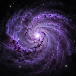 purple nebula, digital sci - fi art, highly detailed, intricate details, space background