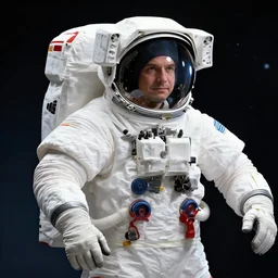 Raymond Obbes as an astronaut