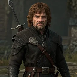 Screenshot of Tyrion Lannister in Skyrim