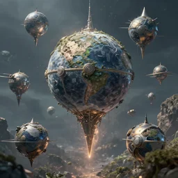spawning of autonomous worlds, highly detailed, excellent composition, cinematic concept art, dramatic lighting, trending on artstation, 4 k, aya takano color style, digital art
