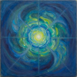 a hypnotic painting