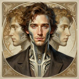 symmetry!! portrait of hugh dancy in the style of horizon zero dawn, machine face, intricate, elegant, highly detailed, digital painting, artstation, concept art, smooth, sharp focus, illustration, art by artgerm and greg rutkowski and alphonse mucha, 8 k