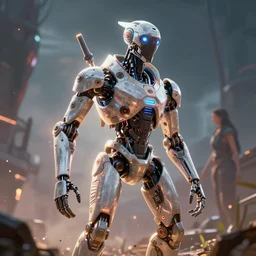watcher machine creature robot of horizon forbidden west horizon zero dawn radiating a glowing aura global illumination ray tracing hdr fanart arstation by ian pesty and alena aenami artworks in 4 k