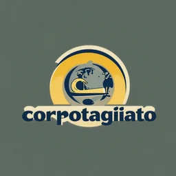 a corporate logo of a company that says corpotagliato written in a 7 0 s aesthetic