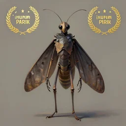 an humanoid mothman very stylized, slim, in the style of john park, digital art painting, winning award image, matte painting, superb, trending in artstation