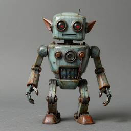 ( ( ( ( ( 1 9 5 0 s robot goblin. muted colors. ) ) ) ) ) by jean - baptiste monge!!!!!!!!!!!!!!!!!!!!!!!!!!!!!!