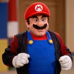 film still of danny devito as mario in super mario bros movie 1 9 9 3, 4 k