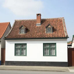 the front side of a commoners house, year 1 9 8 1