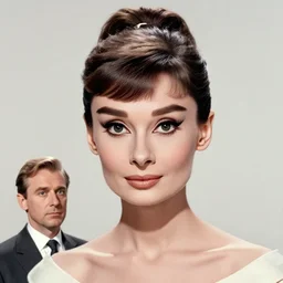 portrait of audrey hepburn by victor nizovtsev and james gurney - h 7 6 8
