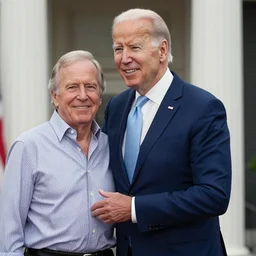 Joe Biden as Leslie Nielsen