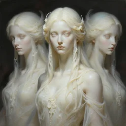 stunning southern goddesses of ghost portrait, translucent, ivory, putrid, fantasy, intricate, elegant, highly detailed, digital painting, artstation, concept art, smooth, sharp focus, illustration, art by afshar petros and krenz cushart and artem demura and tony sandoval