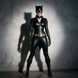 holly willoughby as catwoman, cute pose