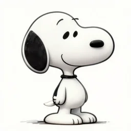 snoopy, sharp focus, illustration, highly detailed, digital painting, concept art, matte, art by ruan jia and wlop and greg rutkowski, masterpiece