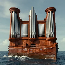 pipe organ shipwreck by turner