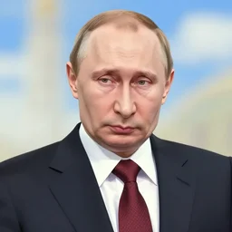 anime putin portrait