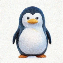 fat penguin, 3D spritesheet