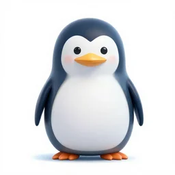 fat penguin, 3D spritesheet