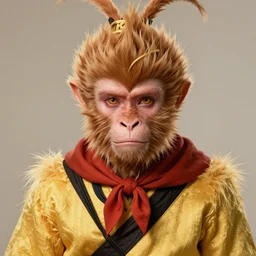 a portrait of sun wukong, highly detailed, art by christophe vacher