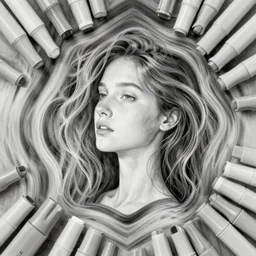 dream dream dream intricate unreal foreshortened perspective, mixed media, digital art with copic markers, its a deep dream, refraction