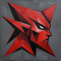 Asura's Wrath Profile Picture by Sachin Teng, asymmetrical, Organic Painting , Matte Painting, Red and Black,  geometric shapes, hard edges, graffiti, street art,:2 by Sachin Teng:4