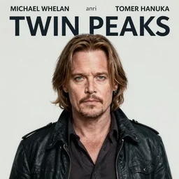 Twin Peaks poster artwork by Michael Whelan and Tomer Hanuka, Karol Bak, Rendering of Johnny Depp, from scene from Twin Peaks, clean, full of details, by Makoto Shinkai and thomas kinkade, Matte painting, trending on artstation and unreal engine