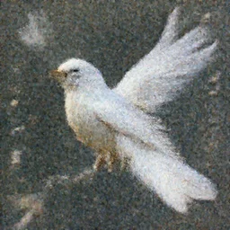 a white sparrow with long feathers and flowers in them, flower petals flying around in the background, art by James Jean and Wayne Barlowe, high detail, cinematic, cgsociety 8k