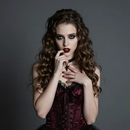 Female teen vampire sensual, Gothic