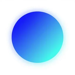color gradient from cobalt blue to aqua