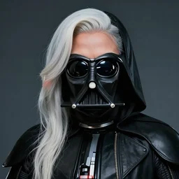 portrait of Gaga-Vader hybrid, trending on artstation