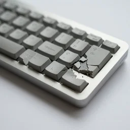 broken keyboard