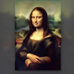 the mona lisa, octane render