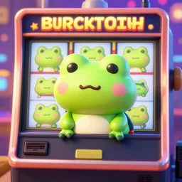 kawaii frogs slot machine, octane render subsurface scattering, 8 5 mm f / 1 1, award winning