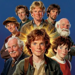 colorful exaggerated character art of frodo baggins, rodel gonzalez, marc davis, milt kahl, jim warren, don bluth, glen keane, jason deamer, rob kaz, concept art, portrait