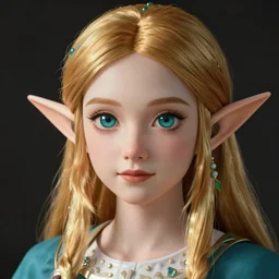 character concept art of an anime zelda | | cute - fine - face, pretty face, realistic shaded perfect face, fine details by stanley artgerm lau, wlop, rossdraws, james jean, andrei riabovitchev, marc simonetti, and sakimichan, tranding on artstation