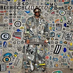 The Weeknd wearing custom Balenciaga