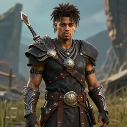 juice wrld in Vikings 4k quality super realistic