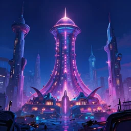 Cyberpunk Atlantis, digital art