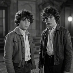 Stranger Things 1940 movie b&w