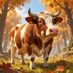 epic professional digital art of (((🐄))) !!! 🐭!!! !!!🍁!!!, best on artstation, cgsociety, wlop, cosmic, epic, stunning, gorgeous, much detail, much wow, masterpiece