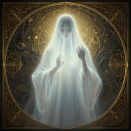 photography alexey kurylev, shining ghost, mysterious, gentle, deep focus, d & d, fantasy, complex, elegant, highly detailed, digital painting, artstation, concept art, matte, clear focus, illustration, hearthstone, artgerm art, greg rutkovsky and alphonse mucha, шедевр