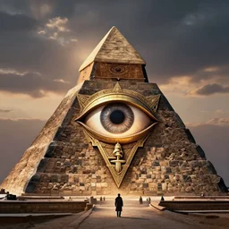 brain tree eye pyramid holy grail, cinematic masterpiece, very detailed