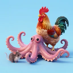 🐙🐁🐓, cgsociety, artstation