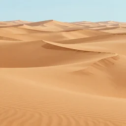 Dunes landscape, vector art, trending on artstation, 30mm, by Noah Bradley