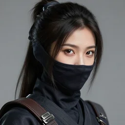 heroine, beautiful, ninja, ultra detailed, digital art, 8 k, character, realistic, portrait, hyper realistic
