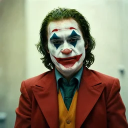 still of the new joker movie starring Ron desantis, 35mm film