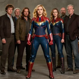 evil amber heard as a comic book super villain, embracing brie larson as captain marvel, full body portrait, natural lights, photorealism, dramatic, cinematic, art by artgerm, rossdraws, norman rockwell, magali villeneuve, gil elvgren, alberto vargas, earl moran, enoch bolles
