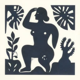 paper cut-out artwork by Henri Matisse
