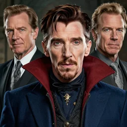 a highly detailed christian bale portrait of stephen strange, james gurney, james jean