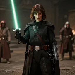 screenshot from a chinese star wars movie made in 1 9 9 5