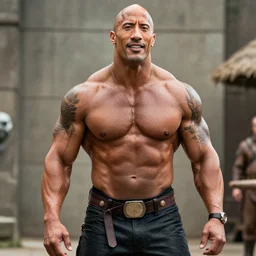 dwayne johnson as a pendari